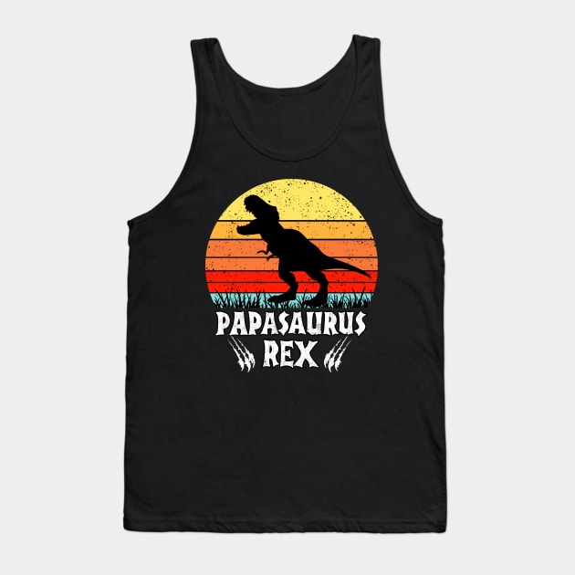 PAPASAURUS Tank Top by AMOS_STUDIO